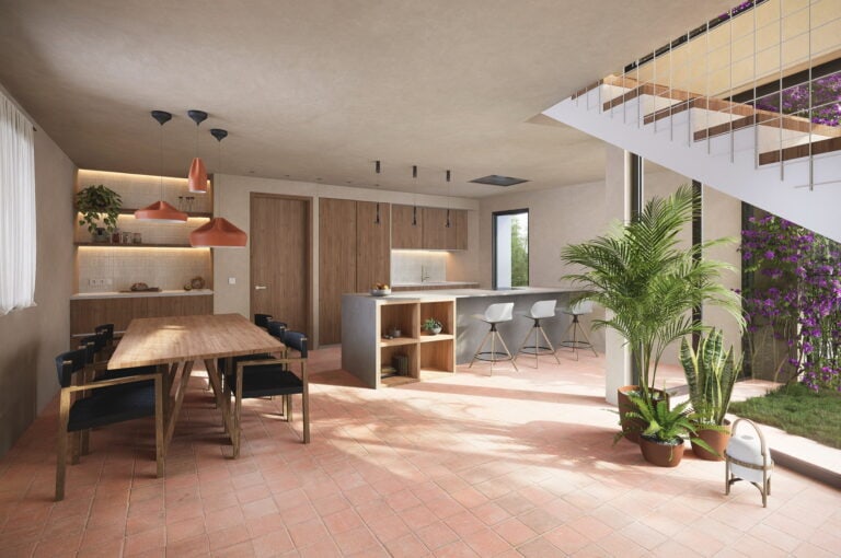 Render 04_ Interior cuina menjador